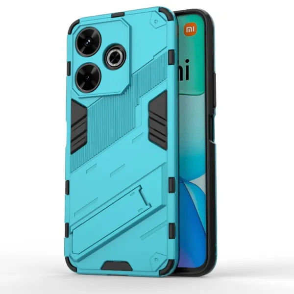 BIB Ochranný obal so stojanom pre Xiaomi Redmi 13 modrý