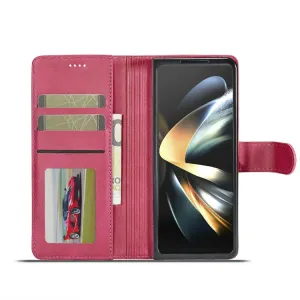 IMEEKE Peňaženkový obal pre Samsung Galaxy Z Fold6 5G ružový