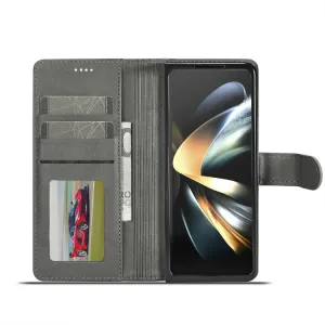 IMEEKE Peňaženkový obal pre Samsung Galaxy Z Fold6 5G šedý
