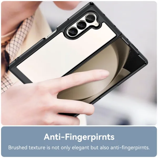 CRYSTAL Ochranný kryt pre Samsung Galaxy Z Fold6 5G čierny