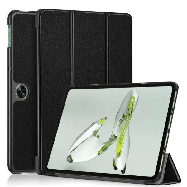 LEATHER Zaklápací kryt pre OnePlus Pad Go čierny