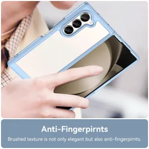 CRYSTAL Ochranný kryt pre Samsung Galaxy Z Fold6 5G modrý