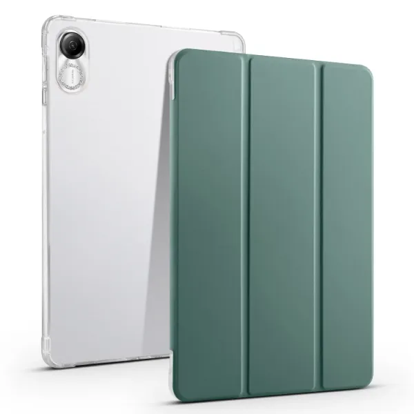 CRYSTAL Zaklápacie puzdro Xiaomi Redmi Pad Pro / Pad Pro 5G tmavozelené