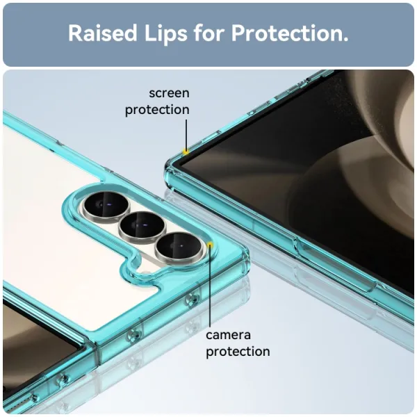 CRYSTAL Ochranný kryt pre Samsung Galaxy Z Fold6 5G tykysový