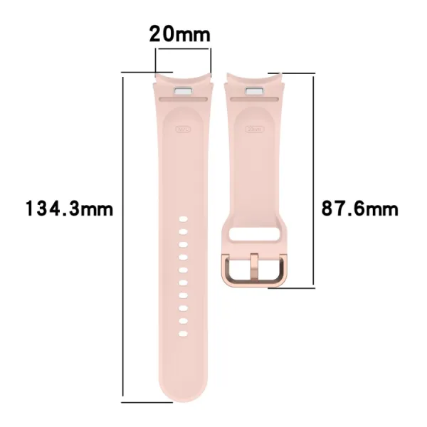 SILICONE Vymeniteľný remienok Samsung Galaxy Watch FE tmavomodrý