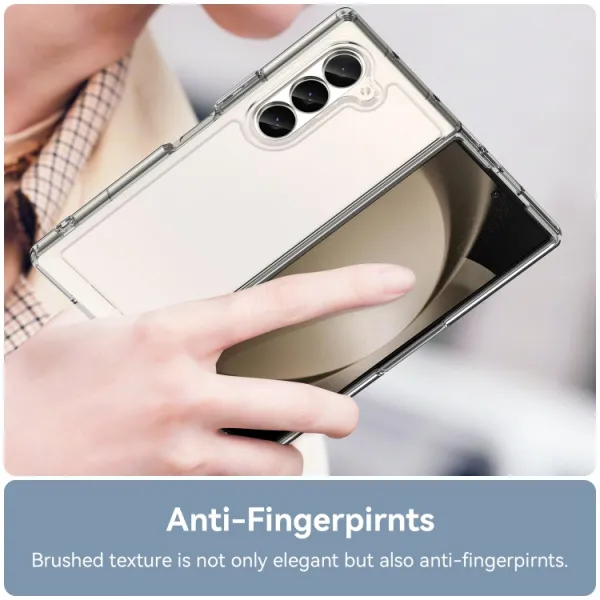CRYSTAL Ochranný kryt pre Samsung Galaxy Z Fold6 5G priehľadný