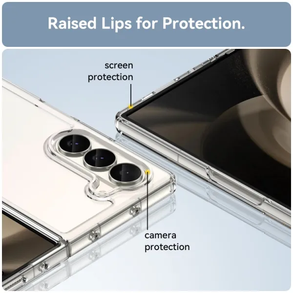 CRYSTAL Ochranný kryt pre Samsung Galaxy Z Fold6 5G priehľadný
