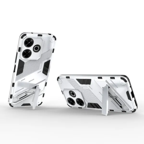 BIB Ochranný obal so stojanom pre Xiaomi Redmi 13 biely