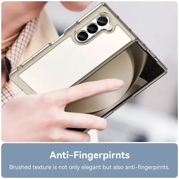 CRYSTAL Ochranný kryt pre Samsung Galaxy Z Fold6 5G šedý