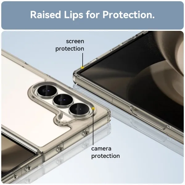 CRYSTAL Ochranný kryt pre Samsung Galaxy Z Fold6 5G šedý