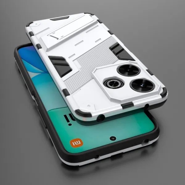 BIB Ochranný obal so stojanom pre Xiaomi Redmi 13 biely