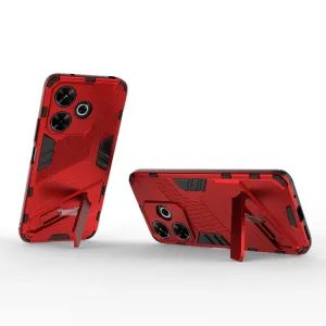 BIB Ochranný obal so stojanom pre Xiaomi Redmi 13 červený