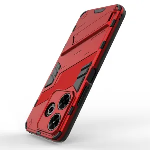 BIB Ochranný obal so stojanom pre Xiaomi Redmi 13 červený