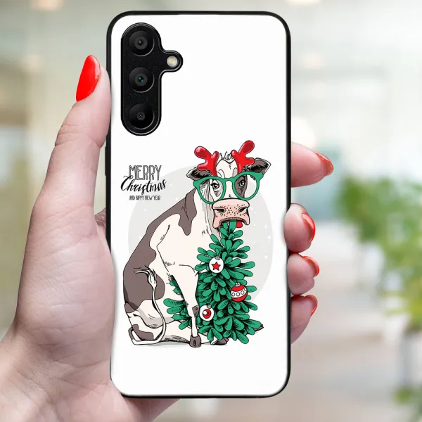 MY ART Kryt s vianočným dizajnom Samsung Galaxy A15 MERRY CHRISTMAS (074)