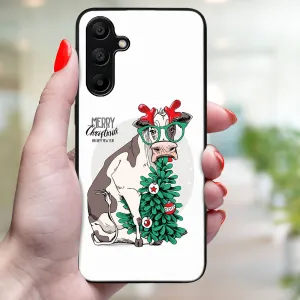 MY ART Kryt s vianočným dizajnom Samsung Galaxy A15 MERRY CHRISTMAS (074)