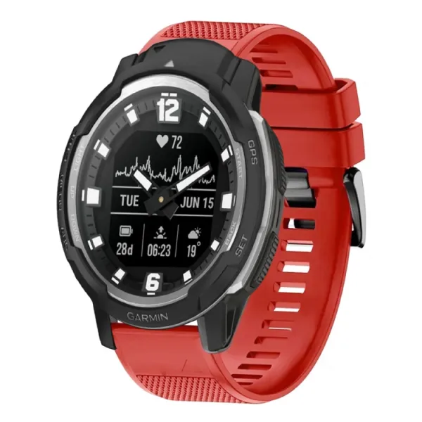 DIAMOND Vymeniteľný remienok pre Garmin Instinct Crossover červený