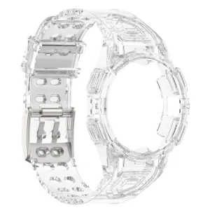 GLACIER Ochranné puzdro s remienkom pre Samsung Galaxy Watch FE priehľadné