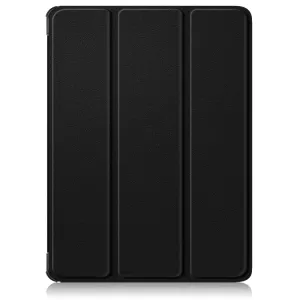 LEATHER Zaklápací kryt pre OnePlus Pad Go čierny