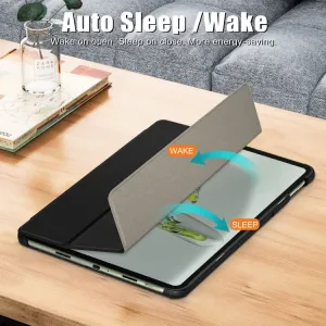 LEATHER Zaklápací kryt pre OnePlus Pad Go čierny