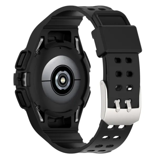 GLACIER Ochranné puzdro s remienkom pre Samsung Galaxy Watch FE čierne