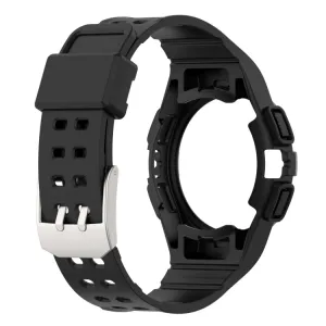 GLACIER Ochranné puzdro s remienkom pre Samsung Galaxy Watch FE čierne