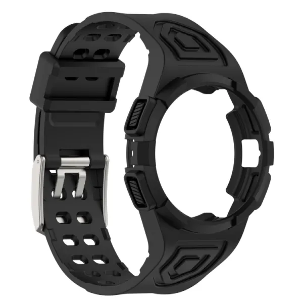 GLACIER Ochranné puzdro s remienkom pre Samsung Galaxy Watch FE čierne
