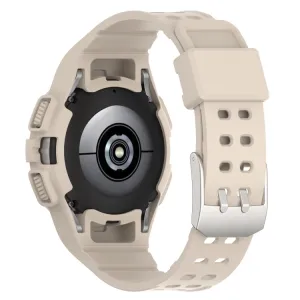 GLACIER Ochranné puzdro s remienkom pre Samsung Galaxy Watch FE béžové