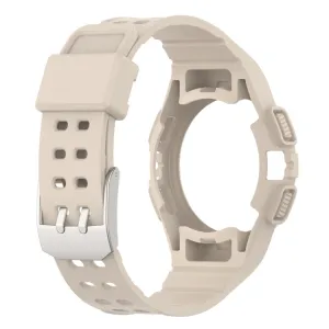 GLACIER Ochranné puzdro s remienkom pre Samsung Galaxy Watch FE béžové