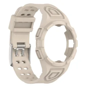 GLACIER Ochranné puzdro s remienkom pre Samsung Galaxy Watch FE béžové