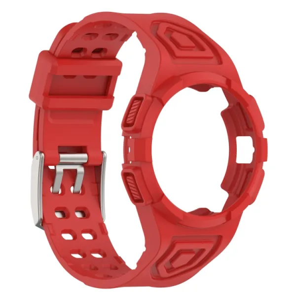 GLACIER Ochranné puzdro s remienkom pre Samsung Galaxy Watch FE červené