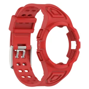 GLACIER Ochranné puzdro s remienkom pre Samsung Galaxy Watch FE červené