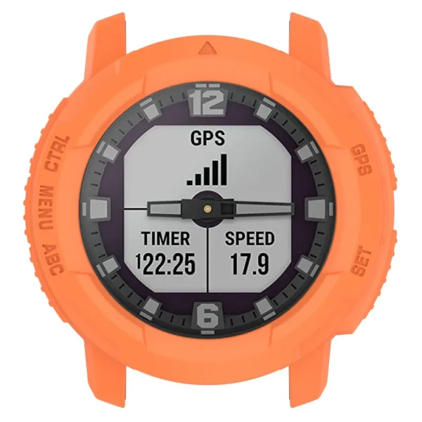 TPU HALF COVER Kryt pre Garmin Instinct Crossover oranžový