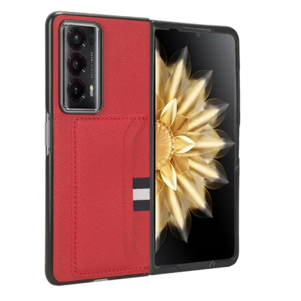 LITCHI Ochranný kryt Honor Magic V2 červený