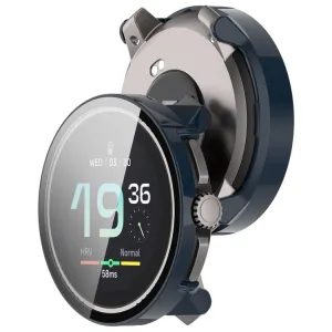 PC FULL COVER Plastový kryt so sklom pre Suunto Race modrý