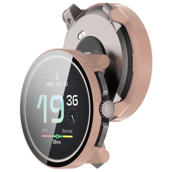 PC FULL COVER Plastový kryt so sklom pre Suunto Race ružový