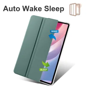CRYSTAL Zaklápacie puzdro Xiaomi Redmi Pad Pro / Pad Pro 5G tmavozelené