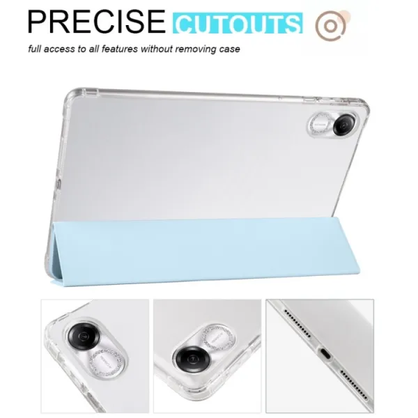 CRYSTAL Zaklápacie puzdro Xiaomi Redmi Pad Pro / Pad Pro 5G svetlomodré