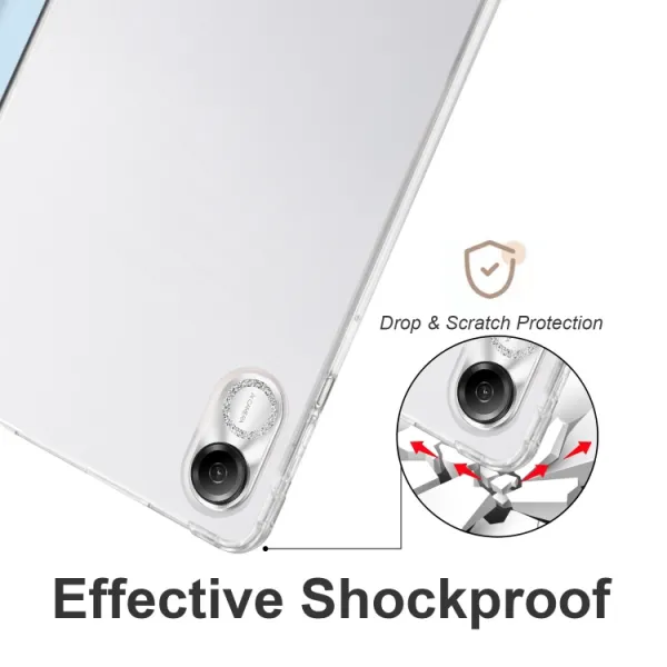 CRYSTAL Zaklápacie puzdro Xiaomi Redmi Pad Pro / Pad Pro 5G svetlomodré
