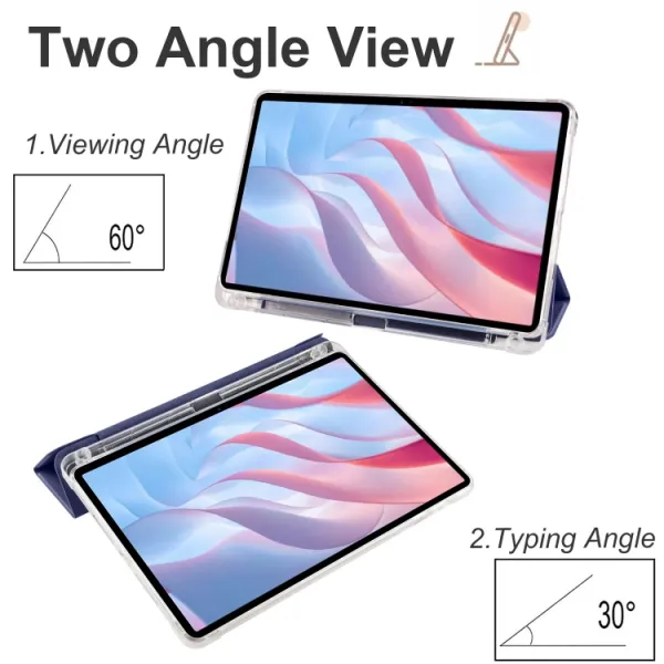 CRYSTAL Zaklápacie puzdro Xiaomi Redmi Pad Pro / Pad Pro 5G tmavomodré