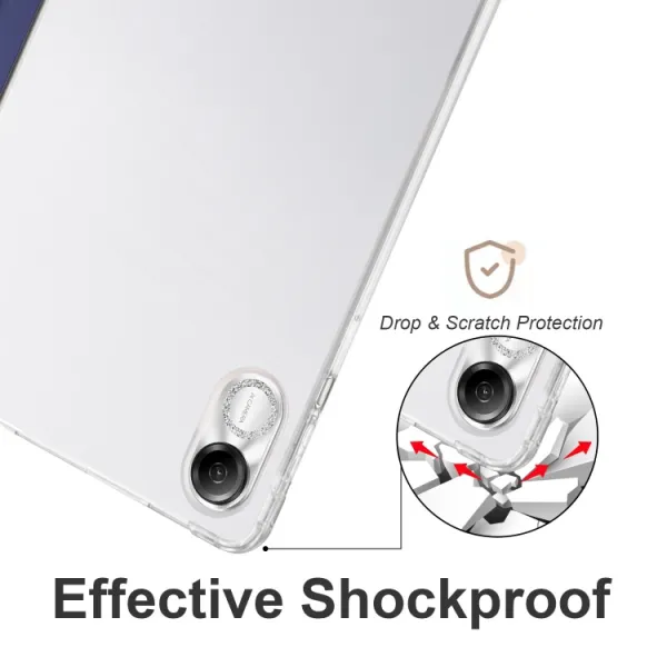 CRYSTAL Zaklápacie puzdro Xiaomi Redmi Pad Pro / Pad Pro 5G tmavomodré