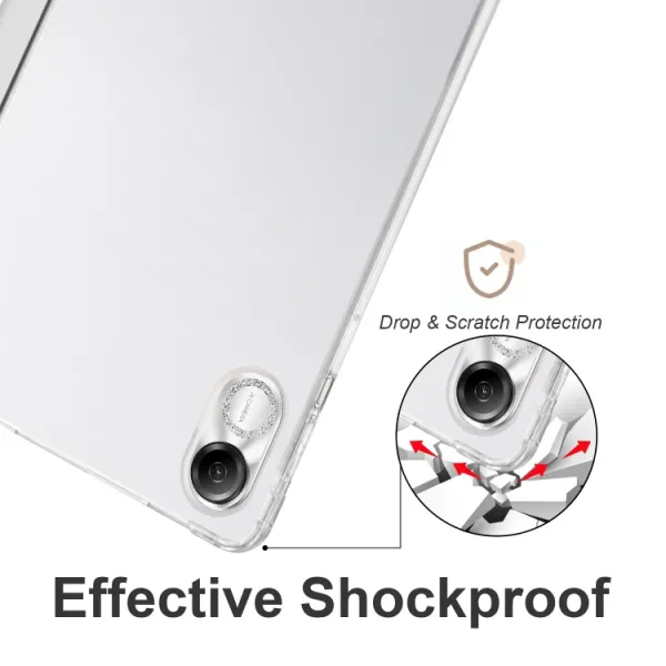 CRYSTAL Zaklápacie puzdro Xiaomi Redmi Pad Pro / Pad Pro 5G šedé
