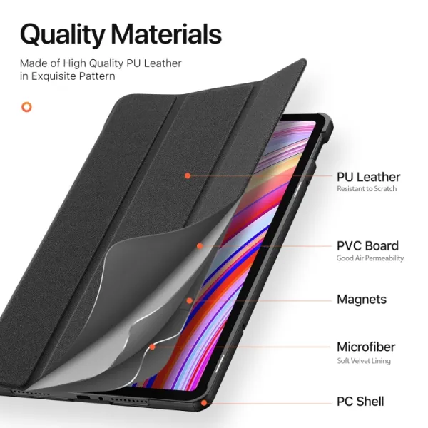DUX DOMO Zaklápacie puzdro pre Xiaomi Redmi Pad Pro / Pad Pro 5G čierne