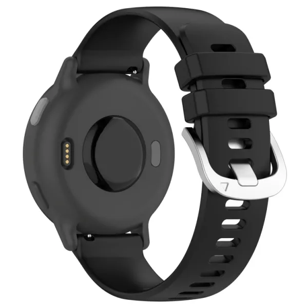 SILICONE Vymeniteľný remienok pre Garmin Vivomove Trend čierny