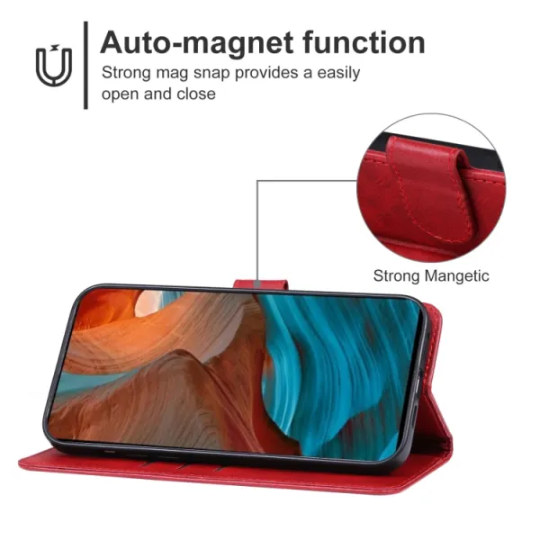SMOOTH Peňaženkové puzdro pre Sony Xperia 1 VI červené