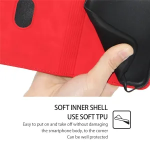 MAGNETIC Zaklápací kryt pre Huawei Pura 70 Pro červený