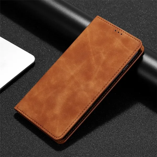 MAGNETIC Zaklápací kryt pre Huawei Pura 70 Pro svetlohnedý