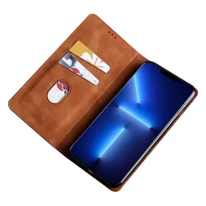 MAGNETIC Zaklápací kryt pre Huawei Pura 70 Pro svetlohnedý