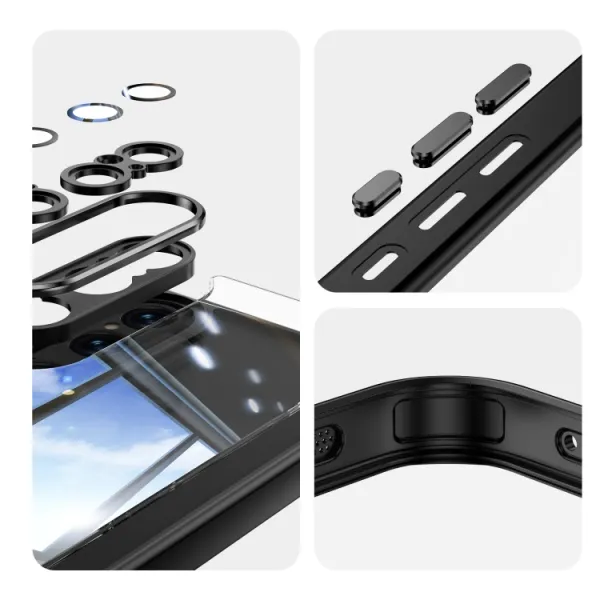 ACRYLO Ochranný kryt pre Sony Xperia 1 VI čierny