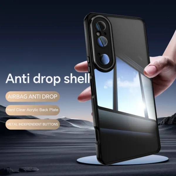 ACRYLO Ochranný kryt pre Sony Xperia 1 VI čierny