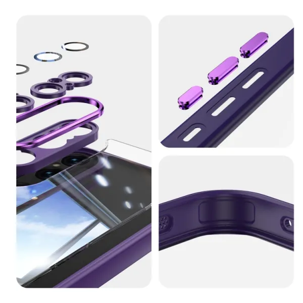 ACRYLO Ochranný kryt pre Sony Xperia 1 VI fialový